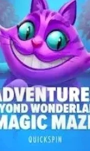 adventures beyond wonderland magic maze slot logo